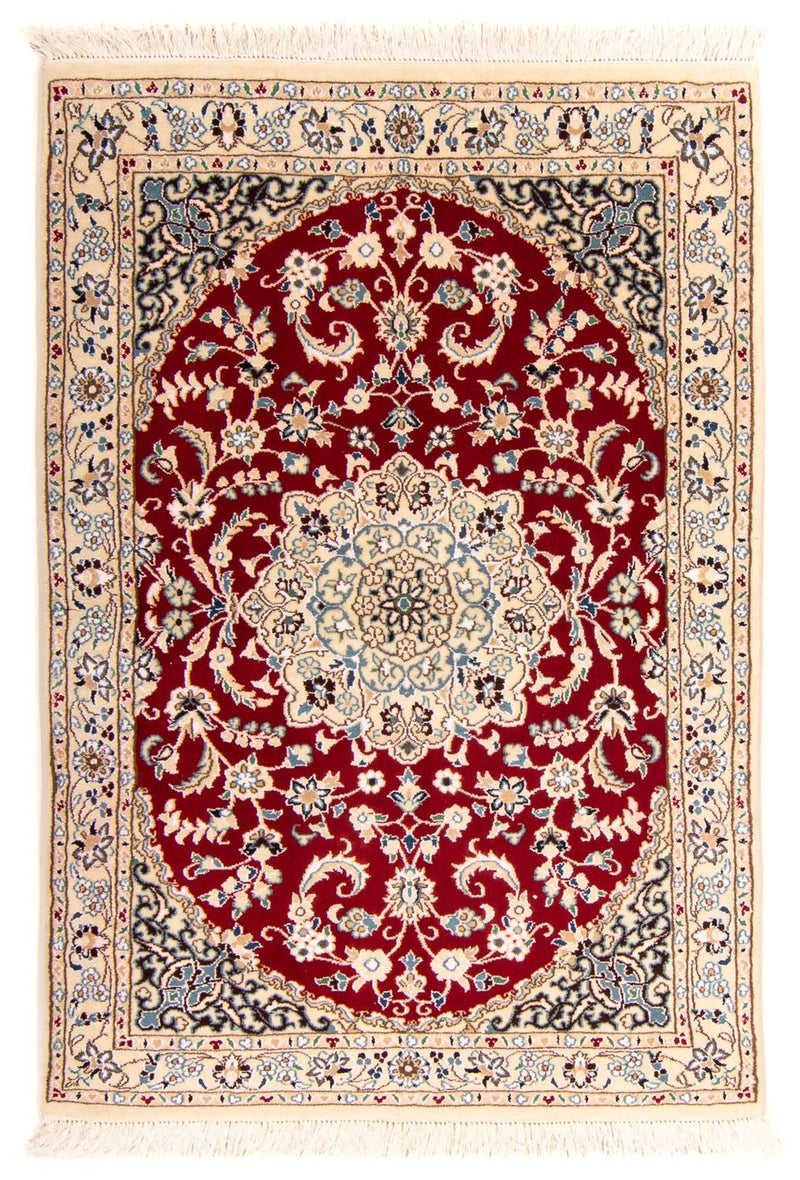 Tappeto Persero - Nain - Reale - 148 x 96 cm - rosso scuro