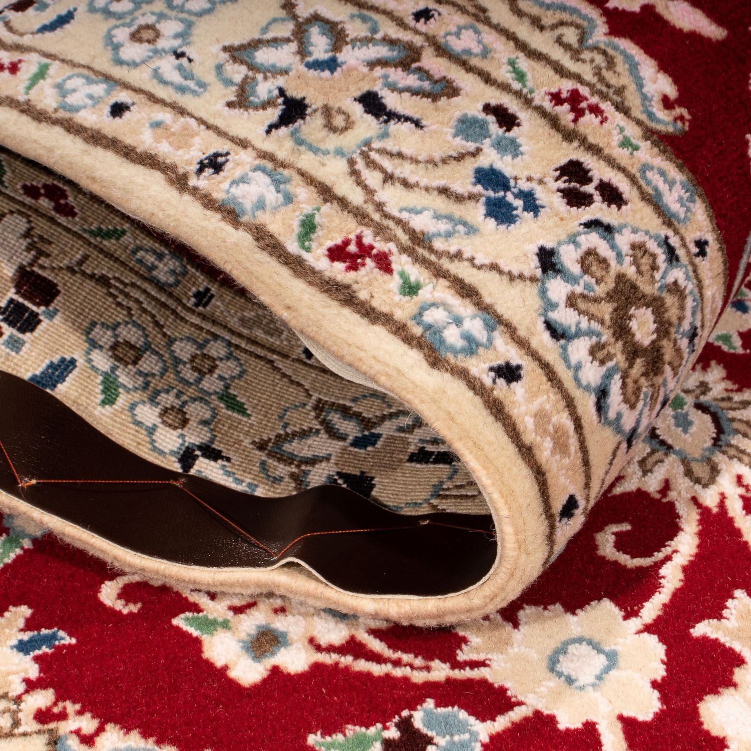 Tappeto Persero - Nain - Reale - 148 x 96 cm - rosso scuro