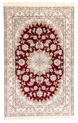 Tappeto Persero - Nain - Reale - 241 x 153 cm - rosso scuro