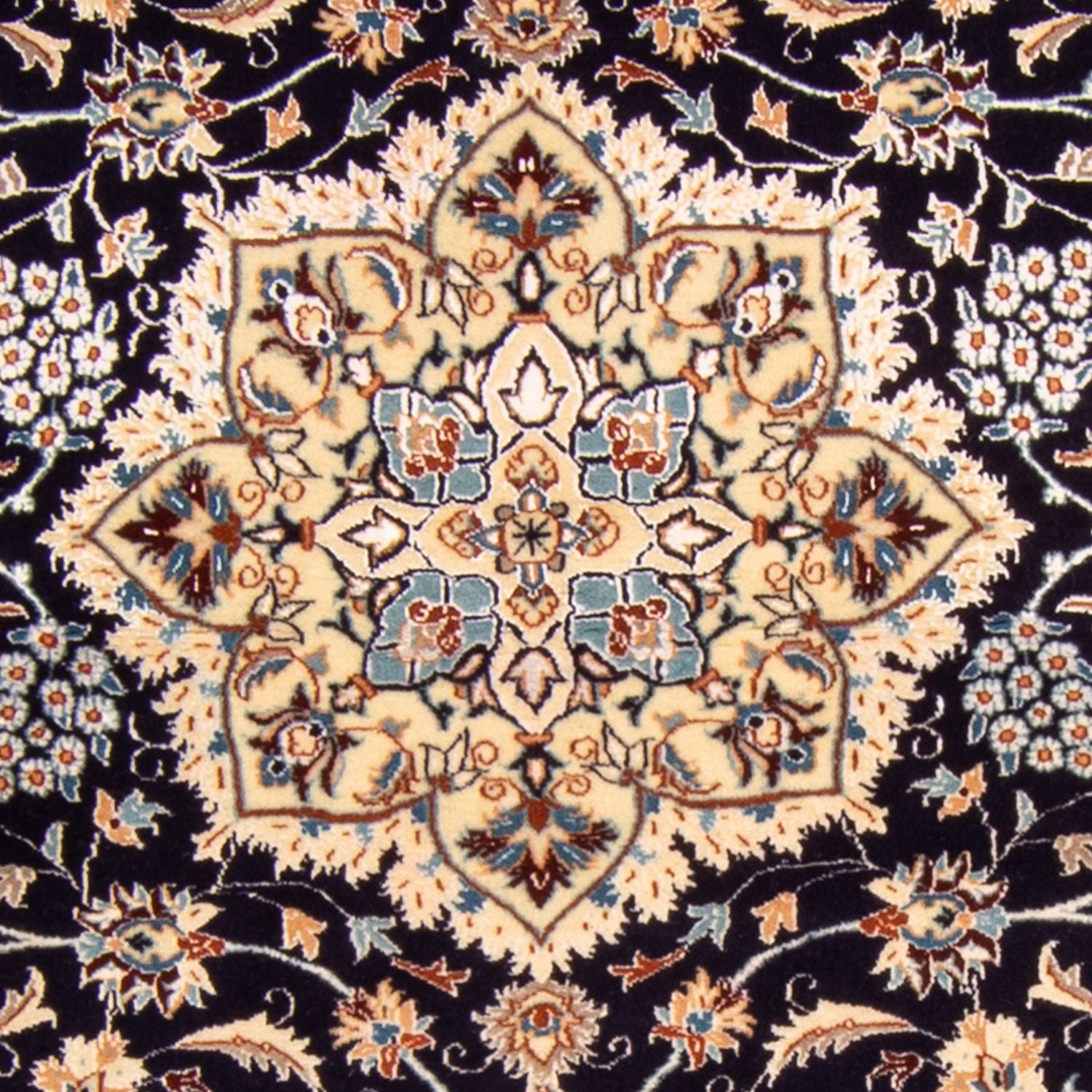 Tappeto Persero - Nain - Premio - 142 x 97 cm - blu scuro