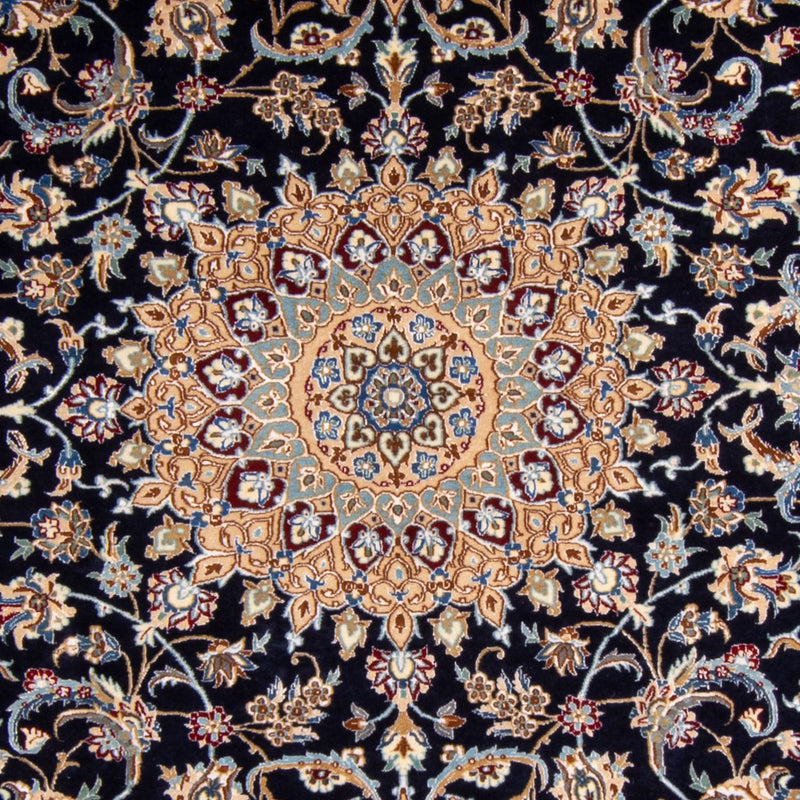 Tappeto Persero - Nain - Premio - 205 x 128 cm - blu scuro