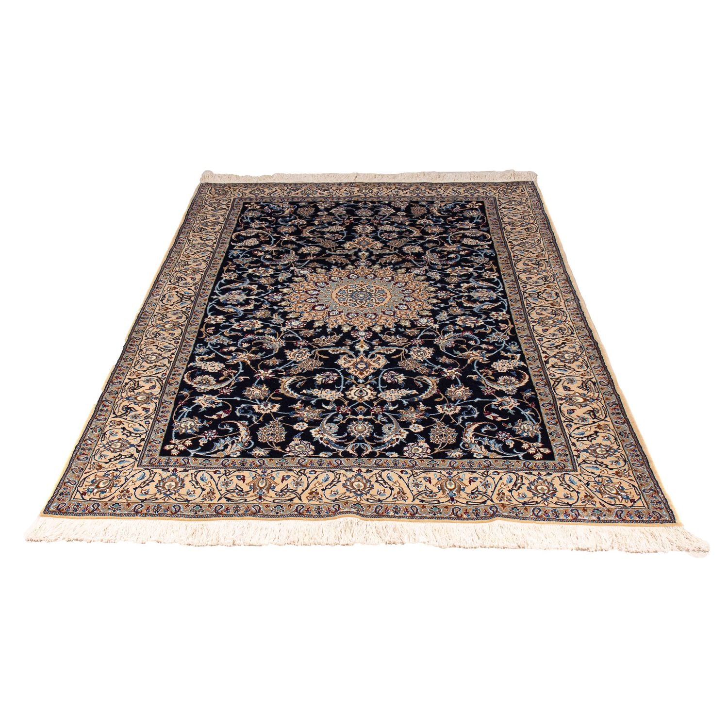 Tappeto Persero - Nain - Premio - 205 x 128 cm - blu scuro