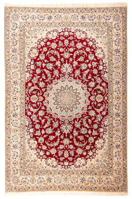 Tappeto Persero - Nain - Reale - 306 x 197 cm - rosso scuro