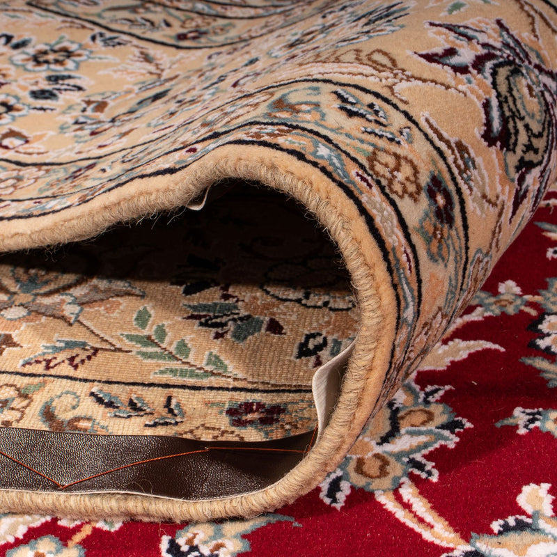 Tappeto Persero - Nain - Reale - 306 x 197 cm - rosso scuro