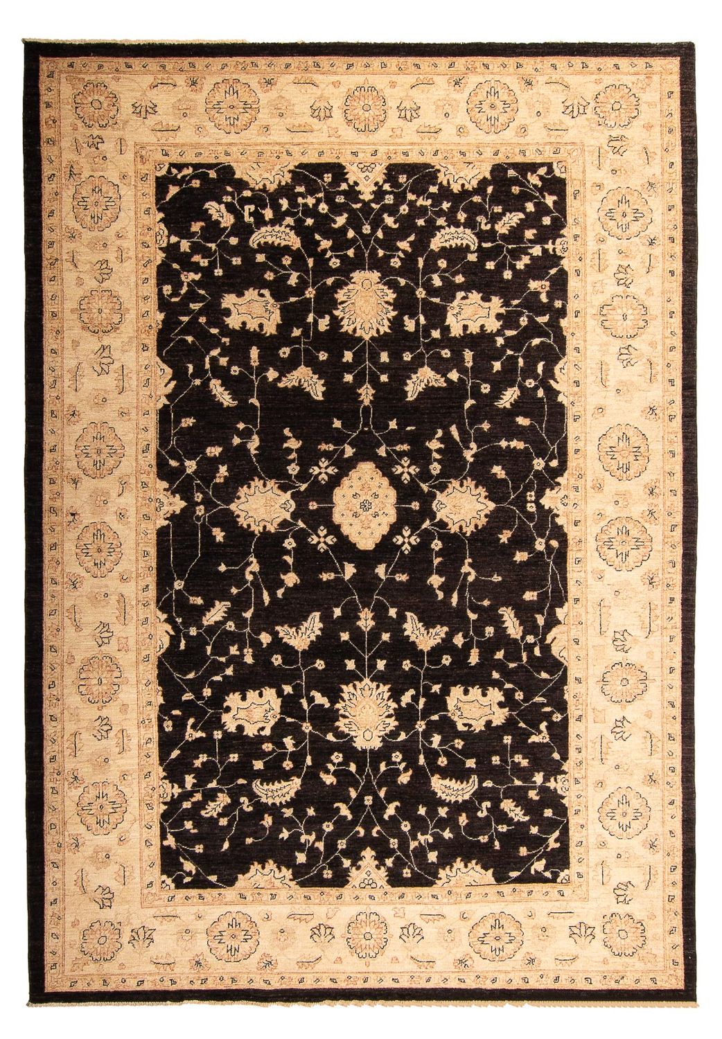 Tappeto Ziegler - 296 x 209 cm - marrone scuro
