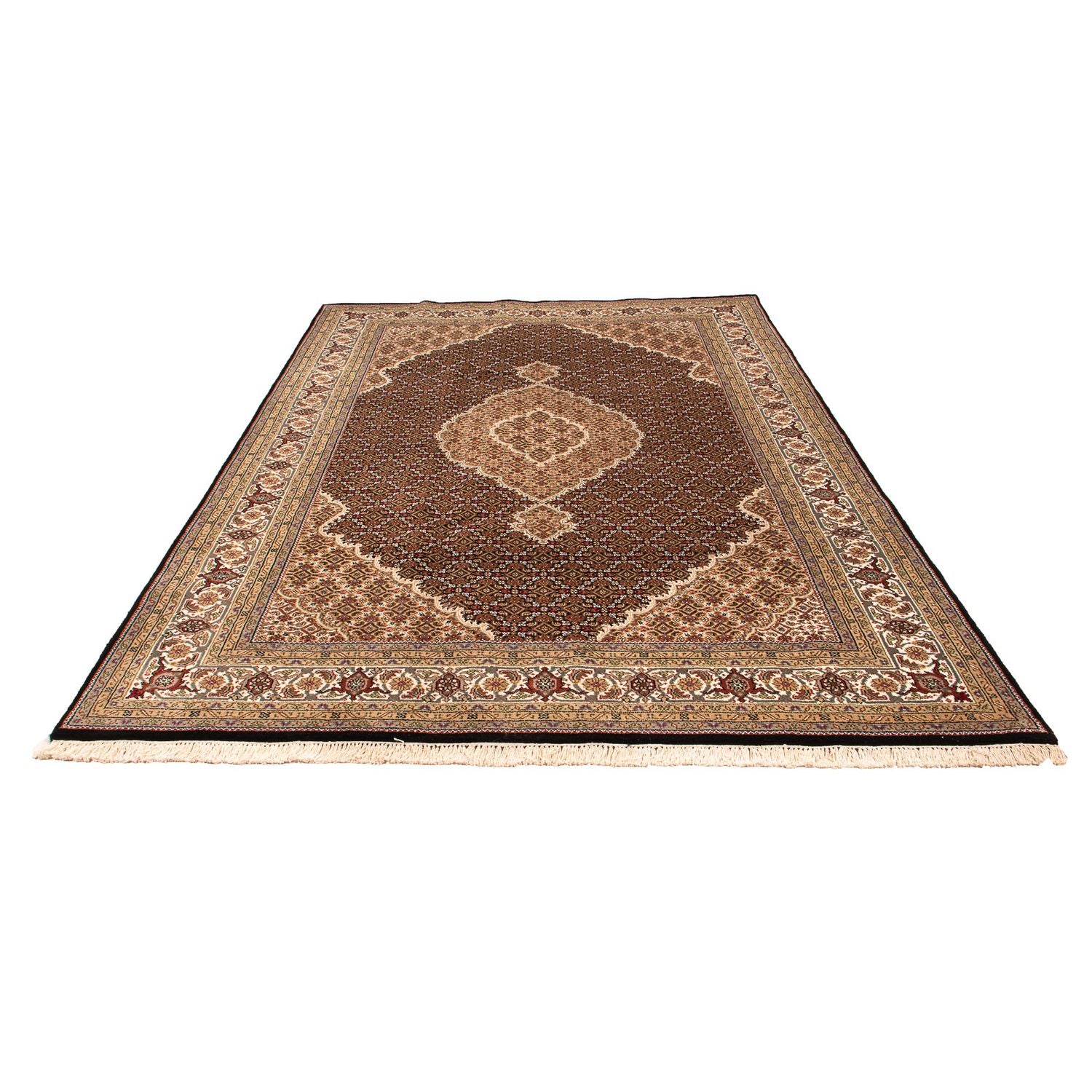 Tappeto Persero - Tabriz - 300 x 200 cm - blu scuro