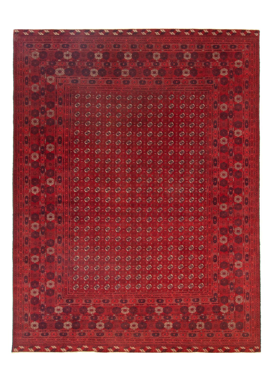 Tappeto afgano - Bukhara - 390 x 292 cm - rosso scuro