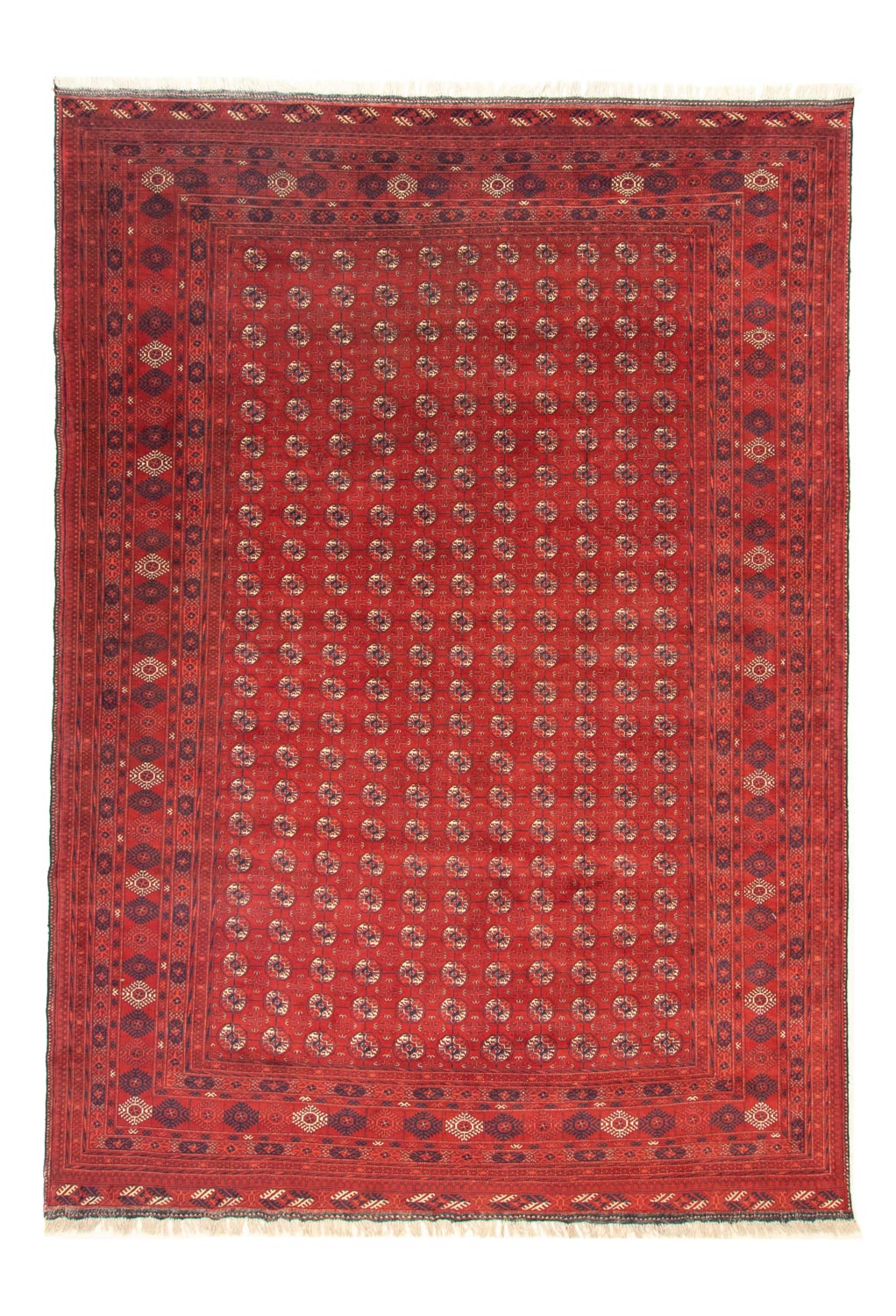 Tappeto afgano - Bukhara - 342 x 243 cm - rosso scuro