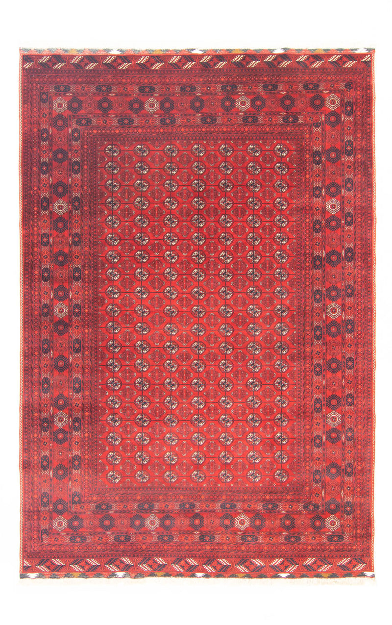 Tappeto afgano - Bukhara - 298 x 200 cm - rosso scuro