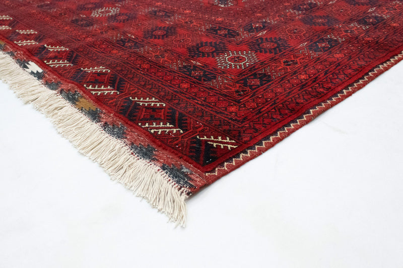Tappeto afgano - Bukhara - 298 x 200 cm - rosso scuro