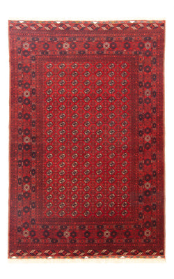 Tappeto afgano - Bukhara - 299 x 198 cm - rosso scuro