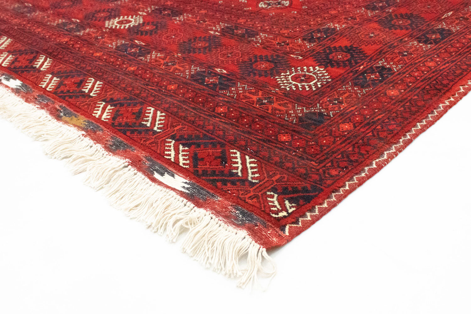 Tappeto afgano - Bukhara - 299 x 198 cm - rosso scuro