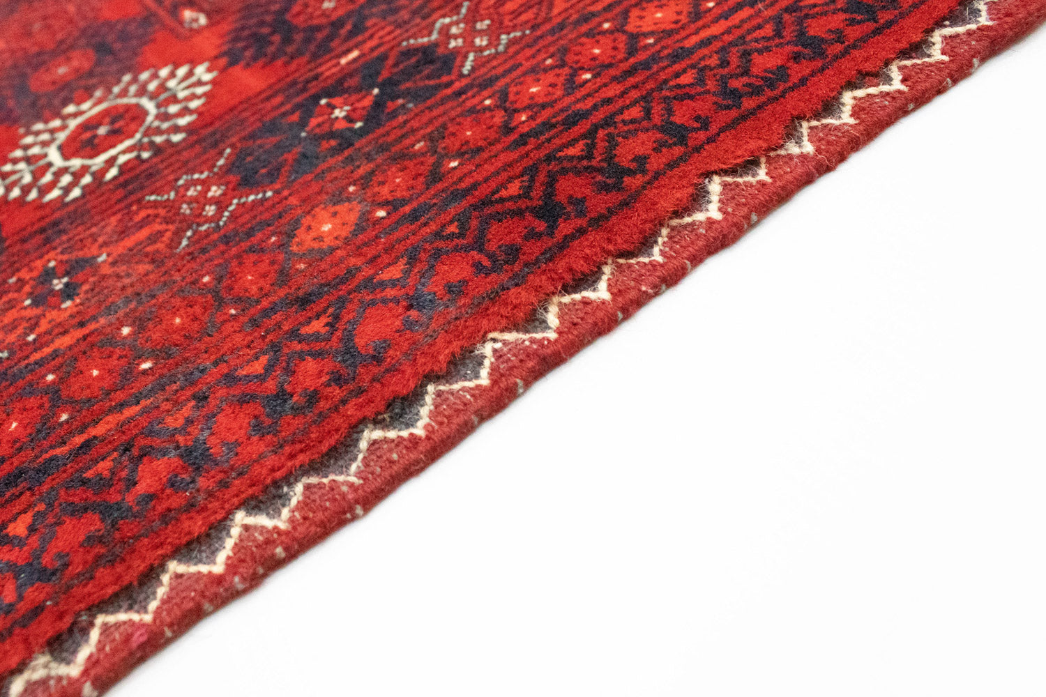 Tappeto afgano - Bukhara - 299 x 198 cm - rosso scuro