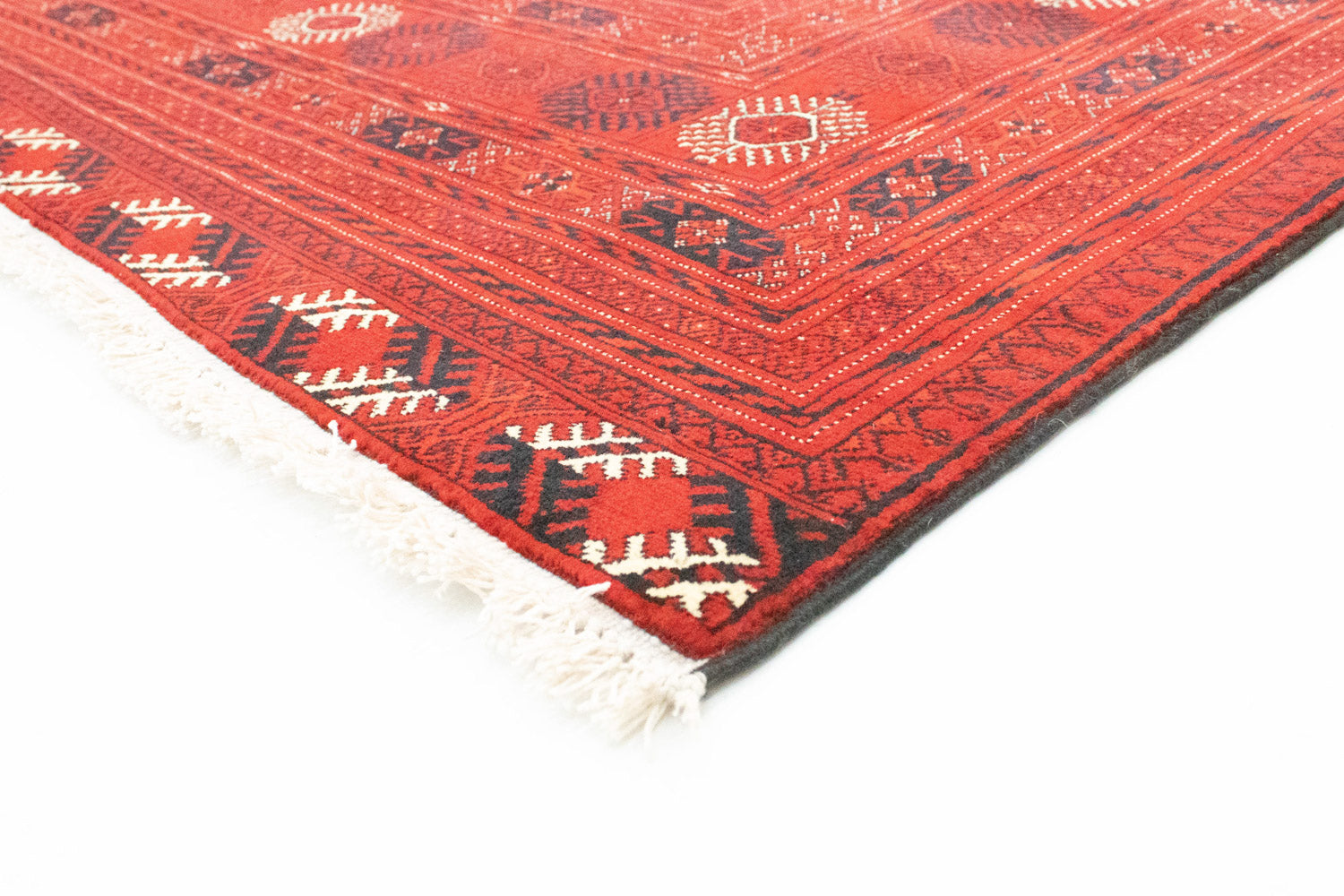 Tappeto afgano - Bukhara - 294 x 203 cm - rosso scuro