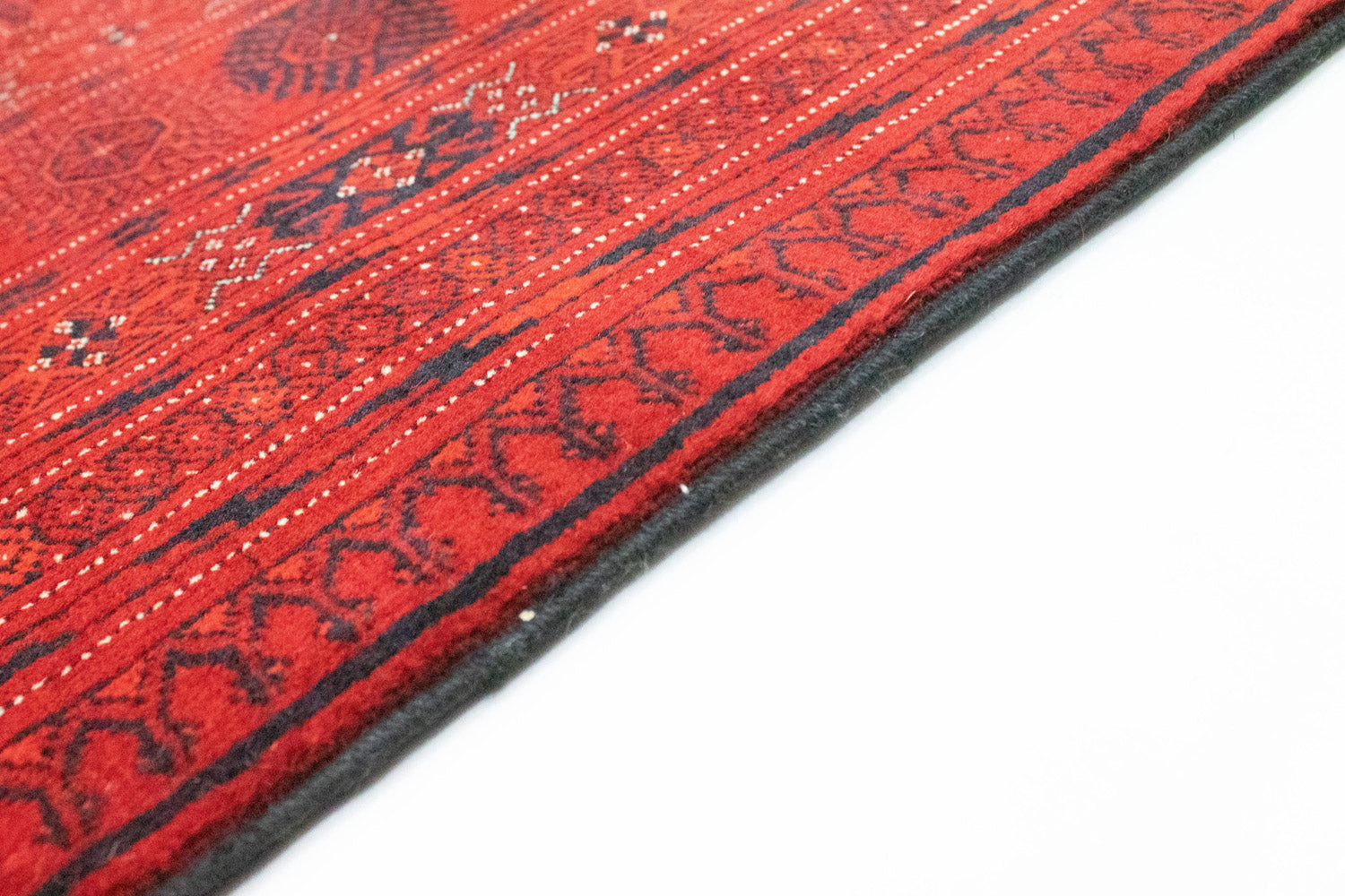 Tappeto afgano - Bukhara - 294 x 203 cm - rosso scuro