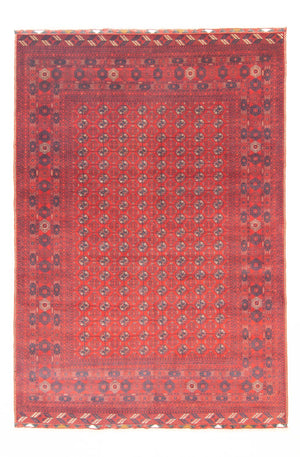 Tappeto afgano - Bukhara - 294 x 200 cm - rosso scuro