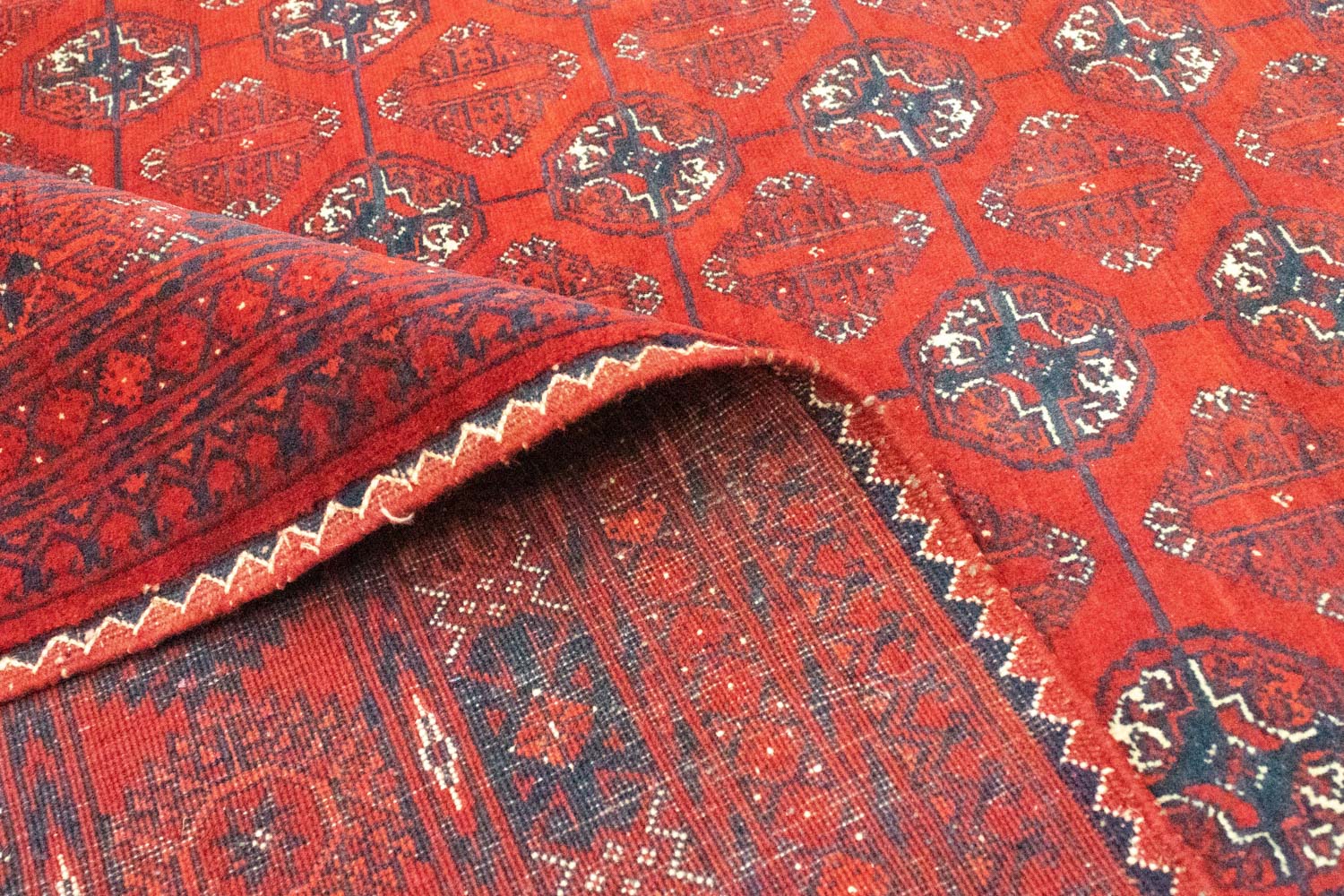 Tappeto afgano - Bukhara - 294 x 200 cm - rosso scuro