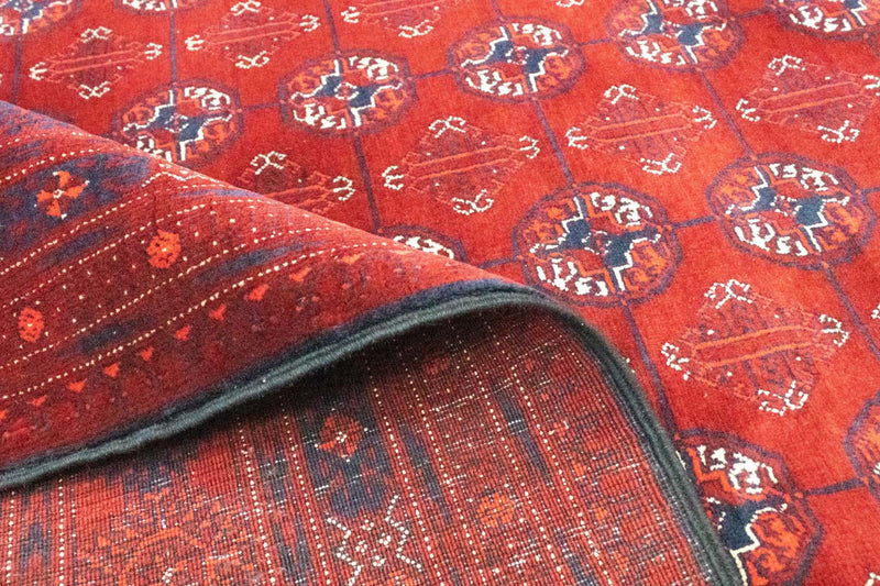 Tappeto afgano - Bukhara - 297 x 198 cm - marrone scuro