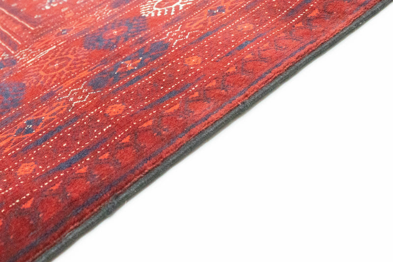 Tappeto afgano - Bukhara - 301 x 196 cm - rosso scuro