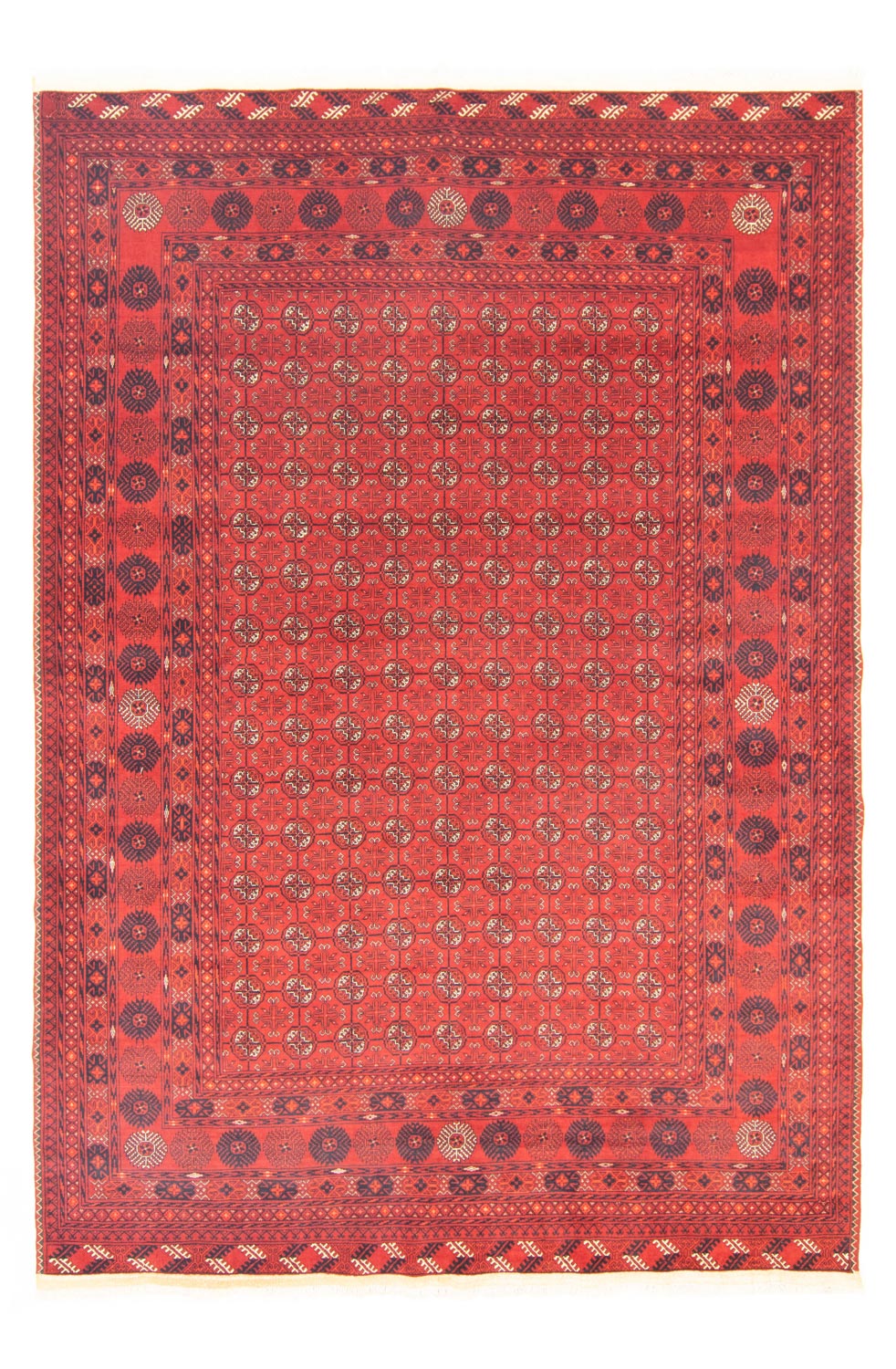 Tappeto afgano - Bukhara - 295 x 199 cm - rosso scuro