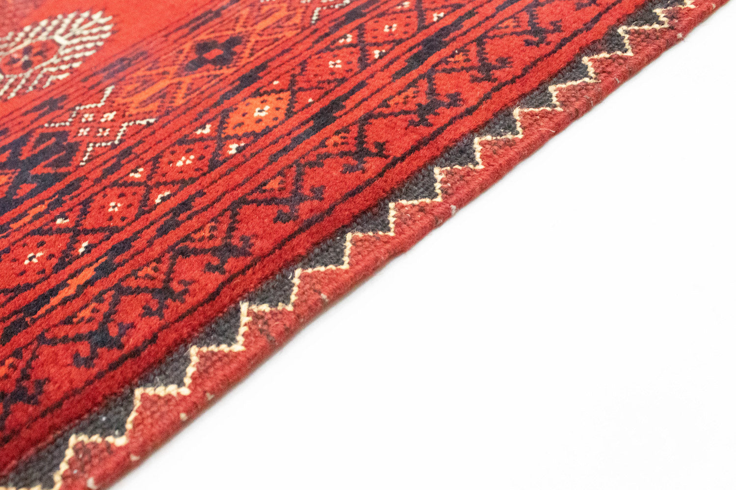 Tappeto afgano - Bukhara - 295 x 199 cm - rosso scuro