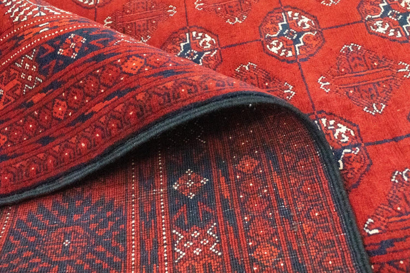 Tappeto afgano - Bukhara - 297 x 198 cm - rosso scuro