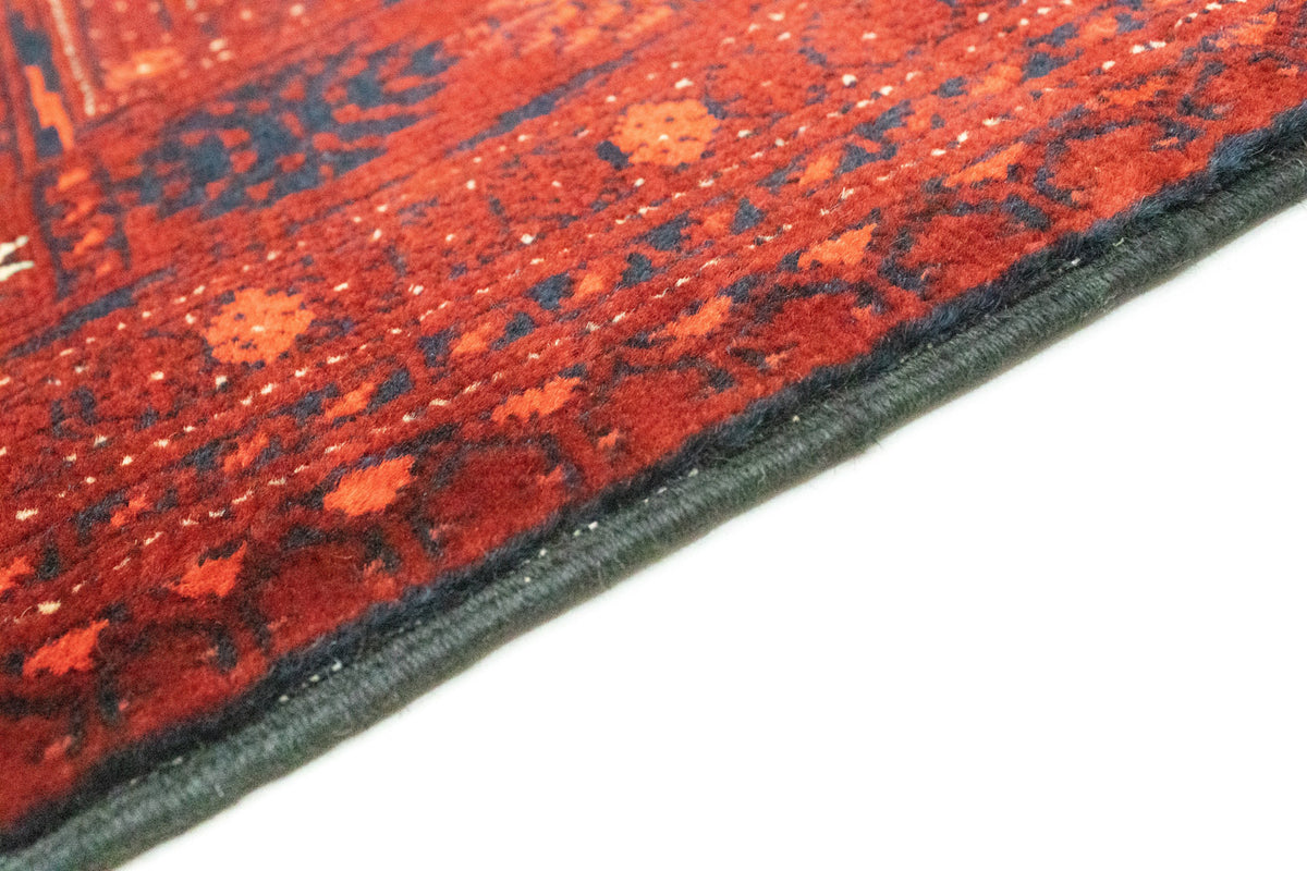 Tappeto corsia Tappeto afgano - Bukhara - 294 x 84 cm - rosso scuro