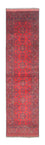 Tappeto corsia Tappeto afgano - Kunduz - 294 x 80 cm - rosso