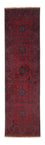Tappeto corsia Tappeto afgano - Kunduz - 290 x 79 cm - rosso scuro