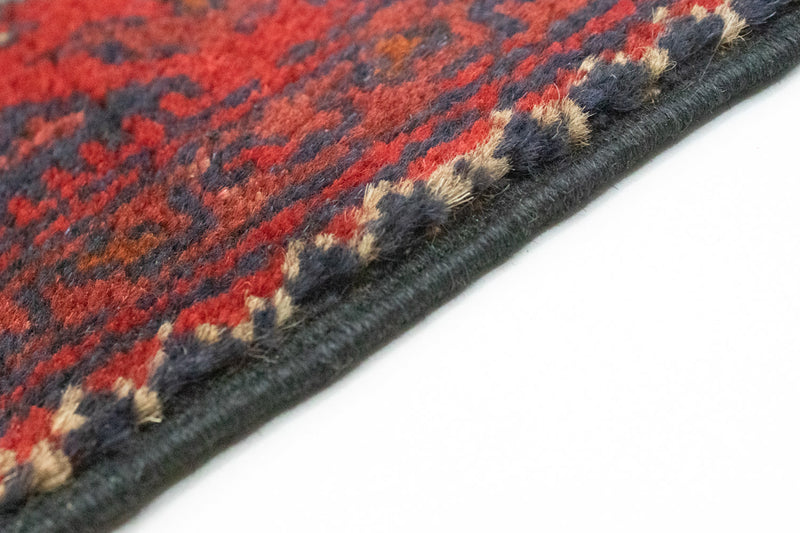 Tappeto afgano - Kunduz - 123 x 75 cm - rosso scuro