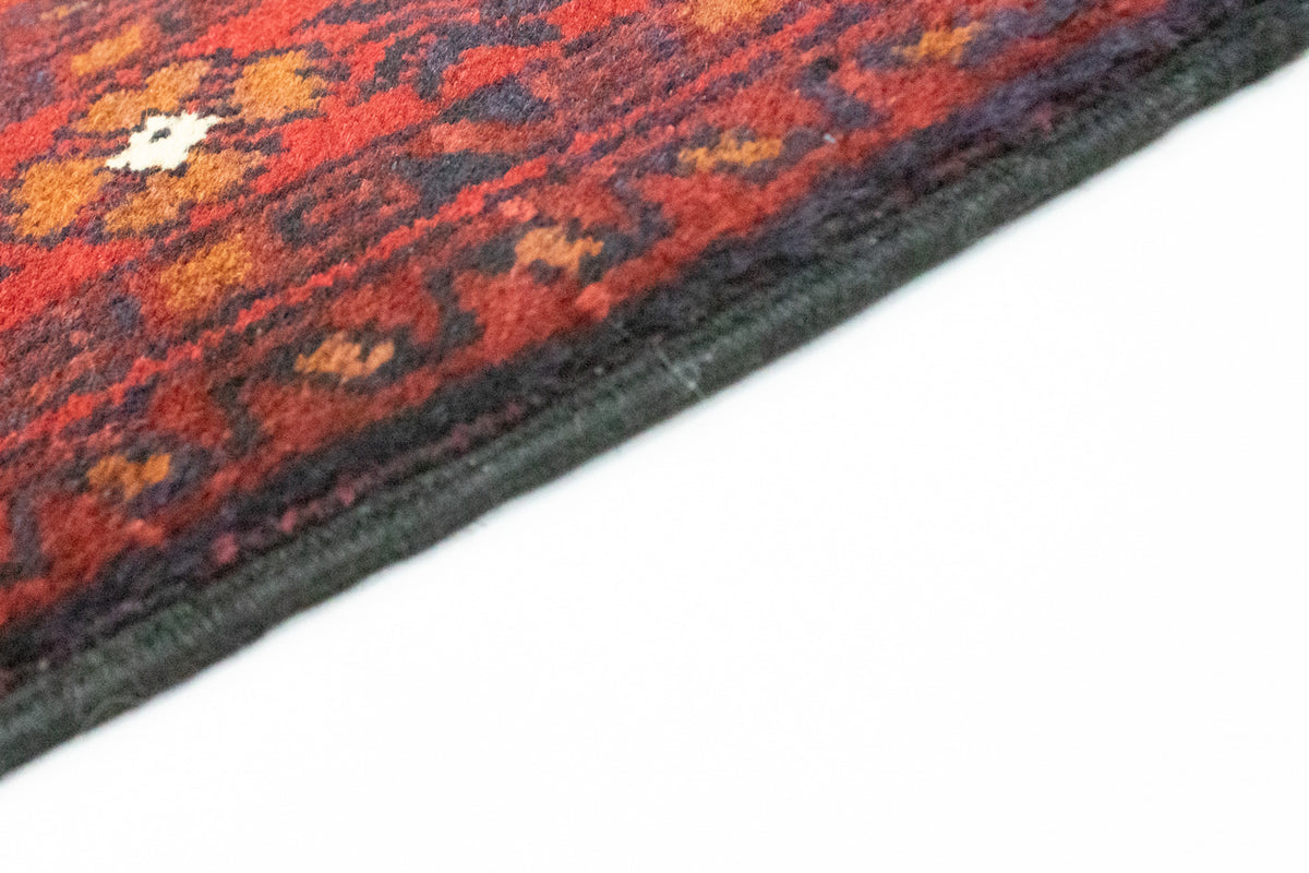 Tappeto afgano - Kunduz - 121 x 82 cm - rosso scuro