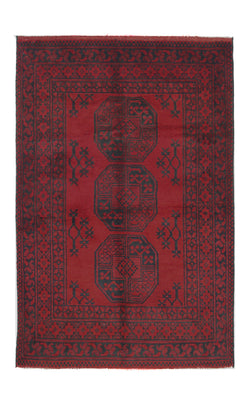 Tappeto afgano - Filpa - 145 x 96 cm - rosso