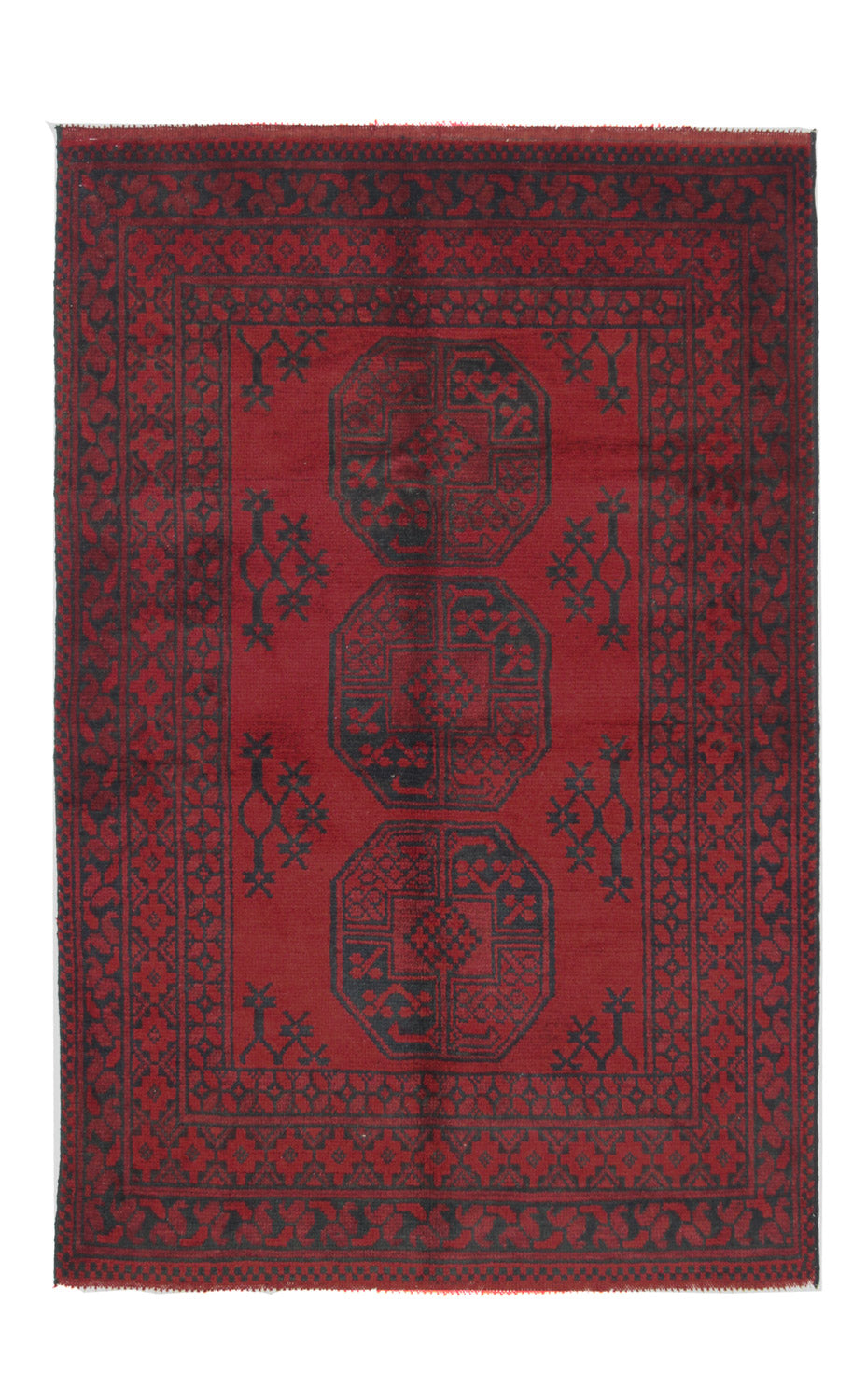 Tappeto afgano - Filpa - 145 x 96 cm - rosso
