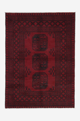 Tappeto afgano - Filpa - 140 x 100 cm - rosso