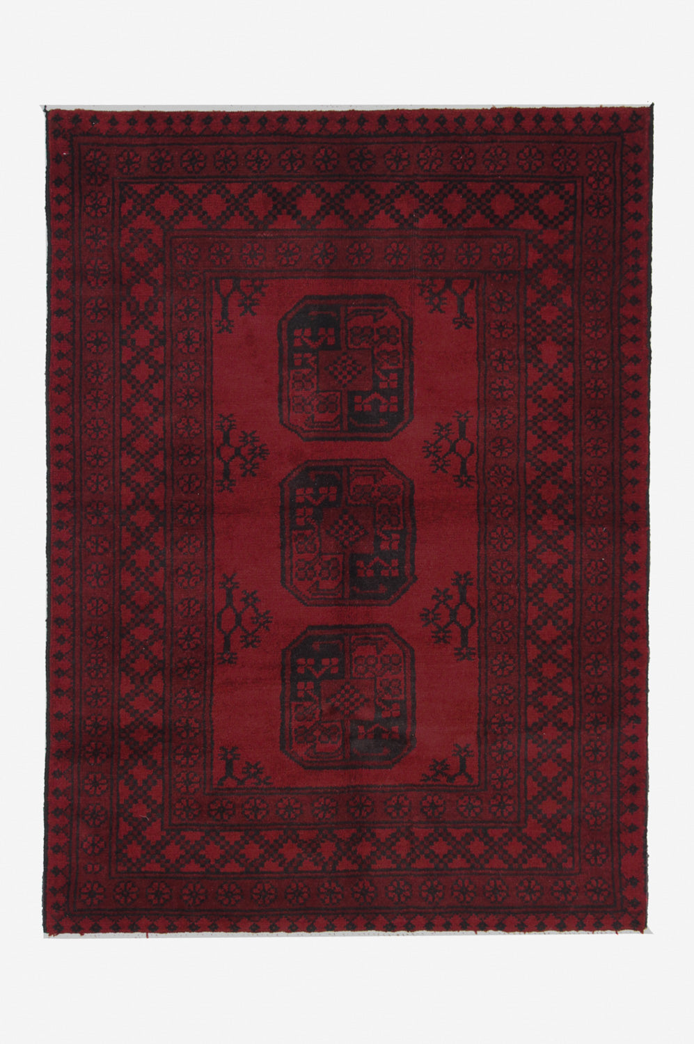 Tappeto afgano - Filpa - 140 x 100 cm - rosso