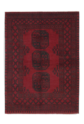 Tappeto afgano - Filpa - 139 x 102 cm - rosso