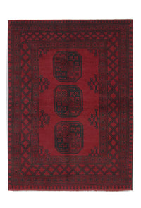 Tappeto afgano - Filpa - 139 x 102 cm - rosso