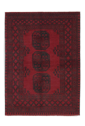 Tappeto afgano - Filpa - 139 x 102 cm - rosso