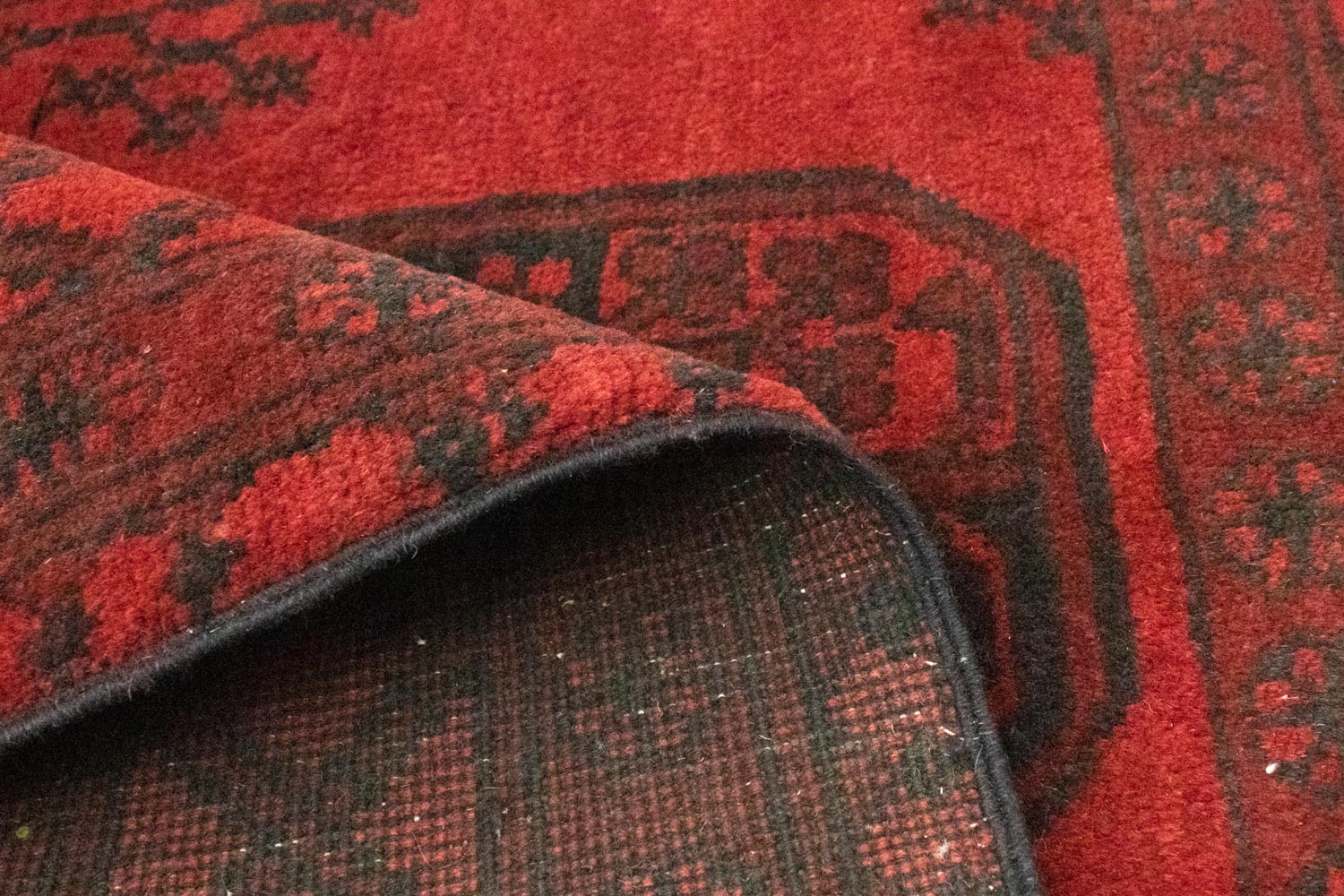 Tappeto afgano - Filpa - 139 x 102 cm - rosso