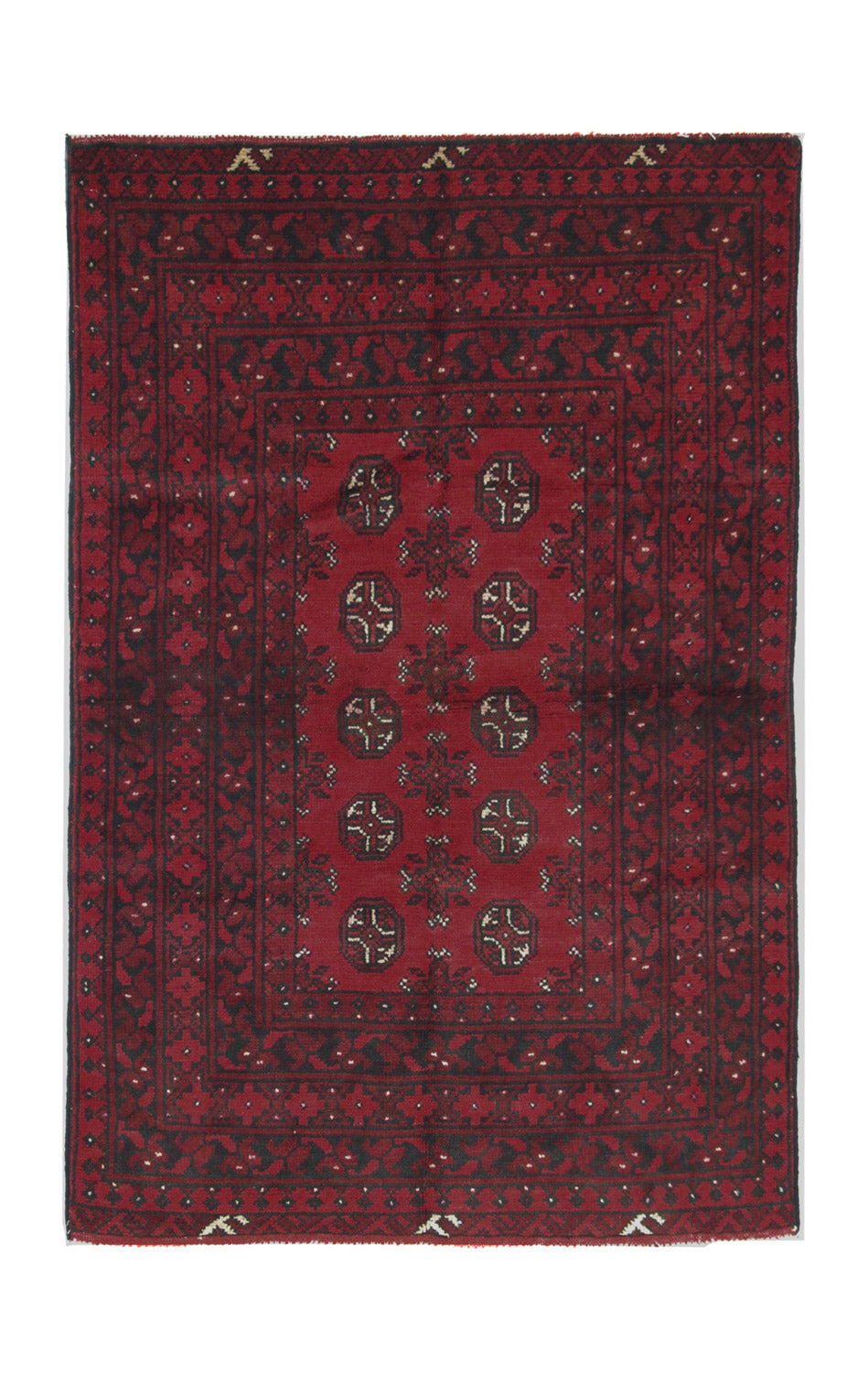Tappeto afgano - Filpa - 145 x 93 cm - rosso