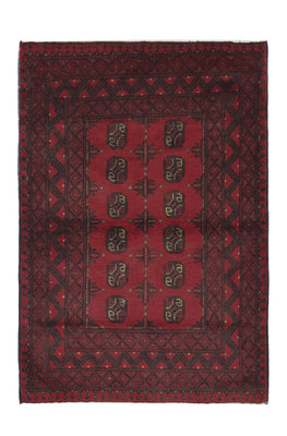 Tappeto afgano - Filpa - 148 x 103 cm - rosso