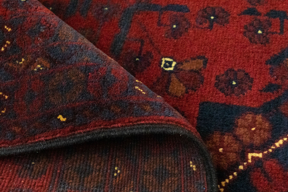 Tappeto afgano - Kunduz - 125 x 78 cm - rosso