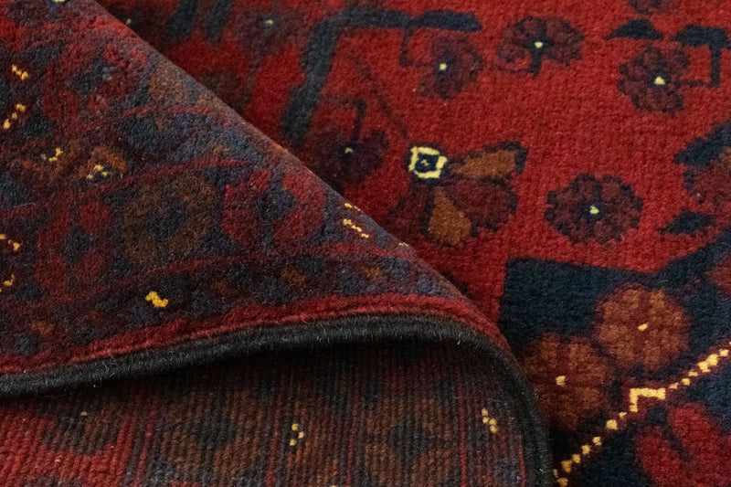 Tappeto afgano - Kunduz - 125 x 78 cm - rosso