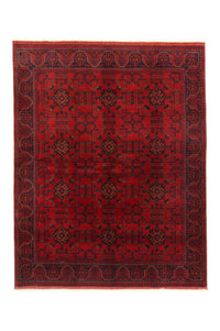 Tappeto afgano - Kunduz - 195 x 154 cm - rosso
