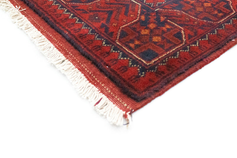 Tappeto afgano - Kunduz - 195 x 154 cm - rosso