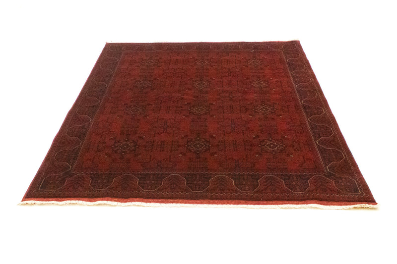 Tappeto afgano - Kunduz - 195 x 154 cm - rosso