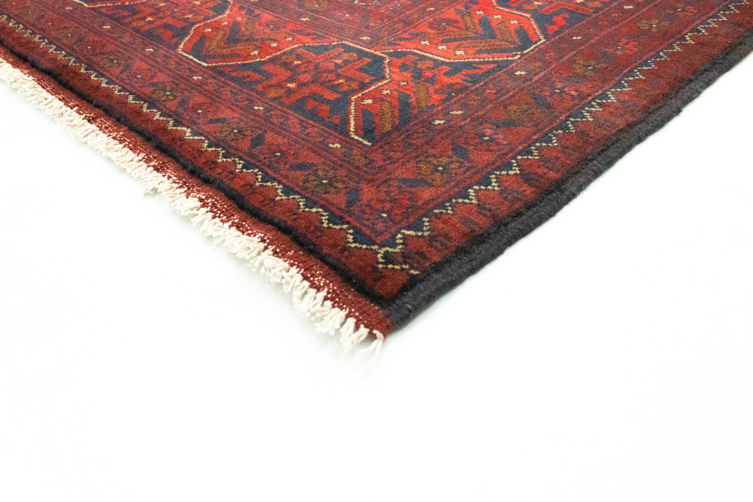 Tappeto afgano - Kunduz - 195 x 155 cm - rosso