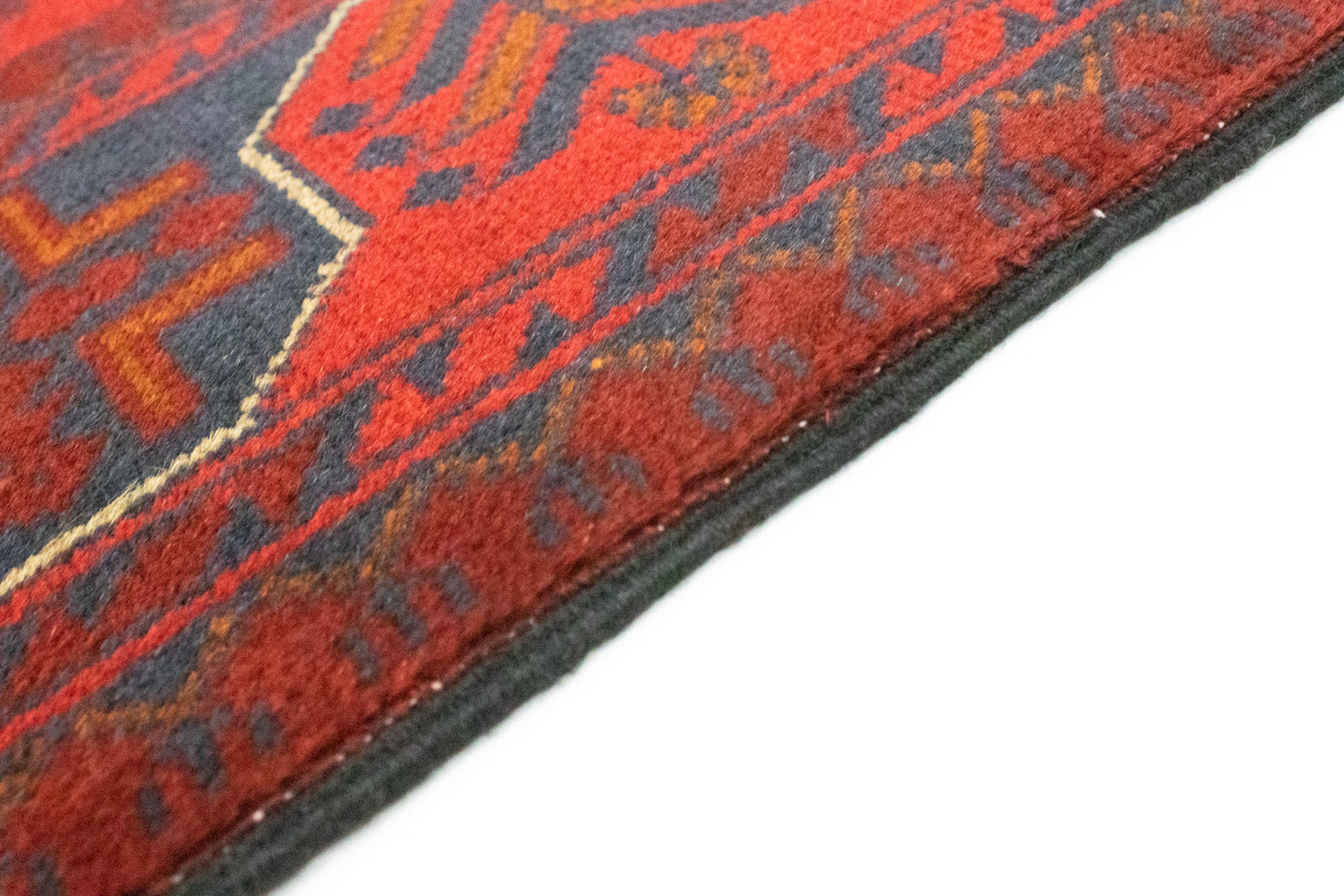 Tappeto afgano - Kunduz - 147 x 97 cm - rosso
