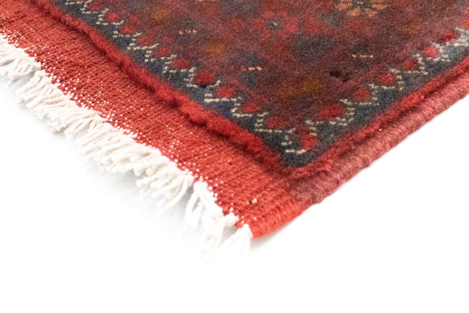 Tappeto afgano - Kunduz - 196 x 151 cm - rosso