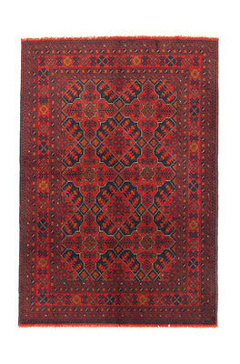 Tappeto afgano - Kunduz - 146 x 99 cm - rosso